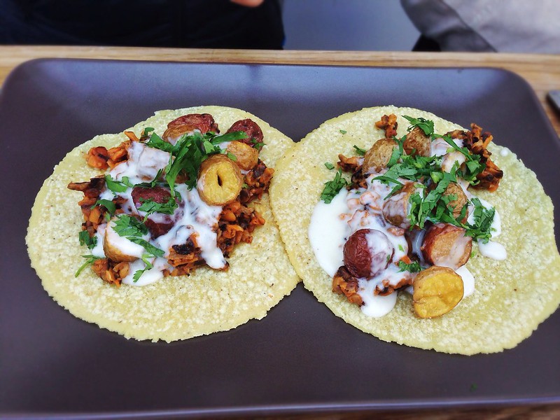 Tacos au Chorizo et Champignons