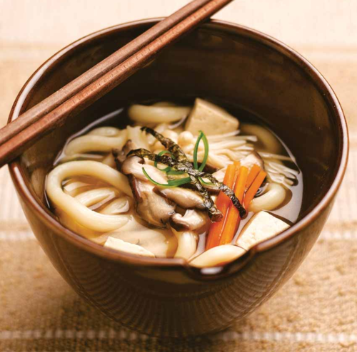 Udon aux Champignons Variés